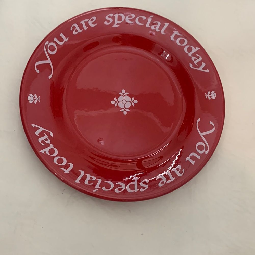 You Are Special Today The Original Red Plate Co 10 In Special Occassion Plate